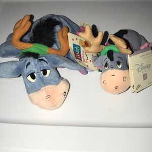 2 Christmas Reindeer Eeyores.